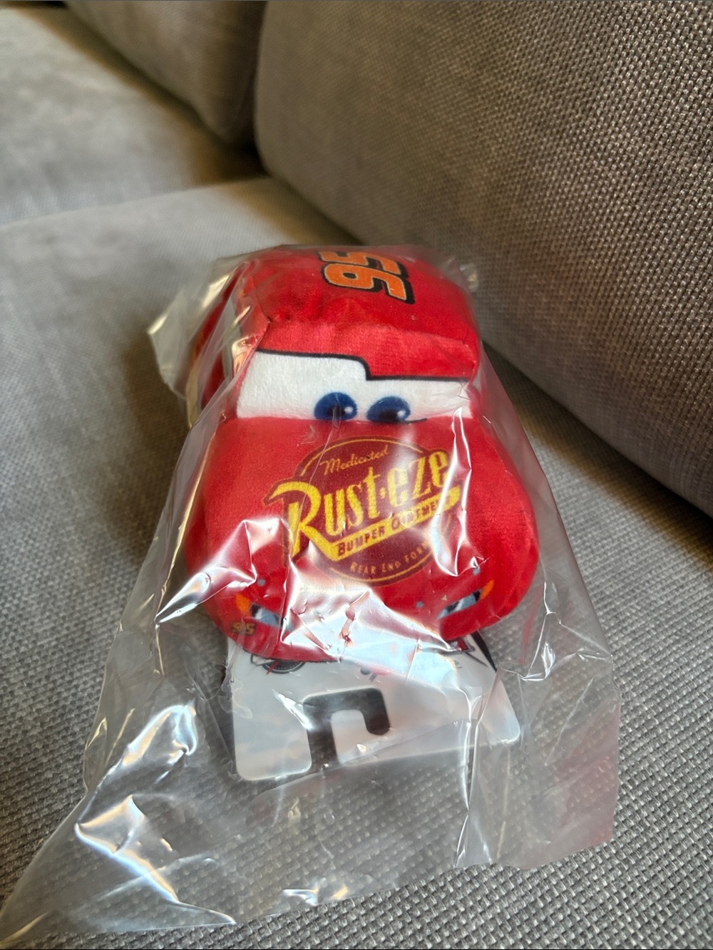 Lightning McQueen Plush Keychain
